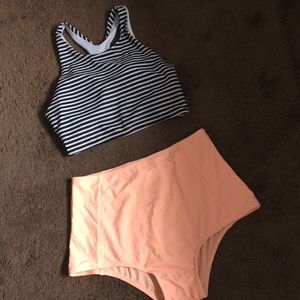 High waisted Bikini swimsuit.